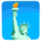 Statue of Liberty emoji on Messenger